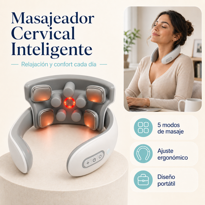 Masajeador Cervical Velsen con Calor y Microimpulsos