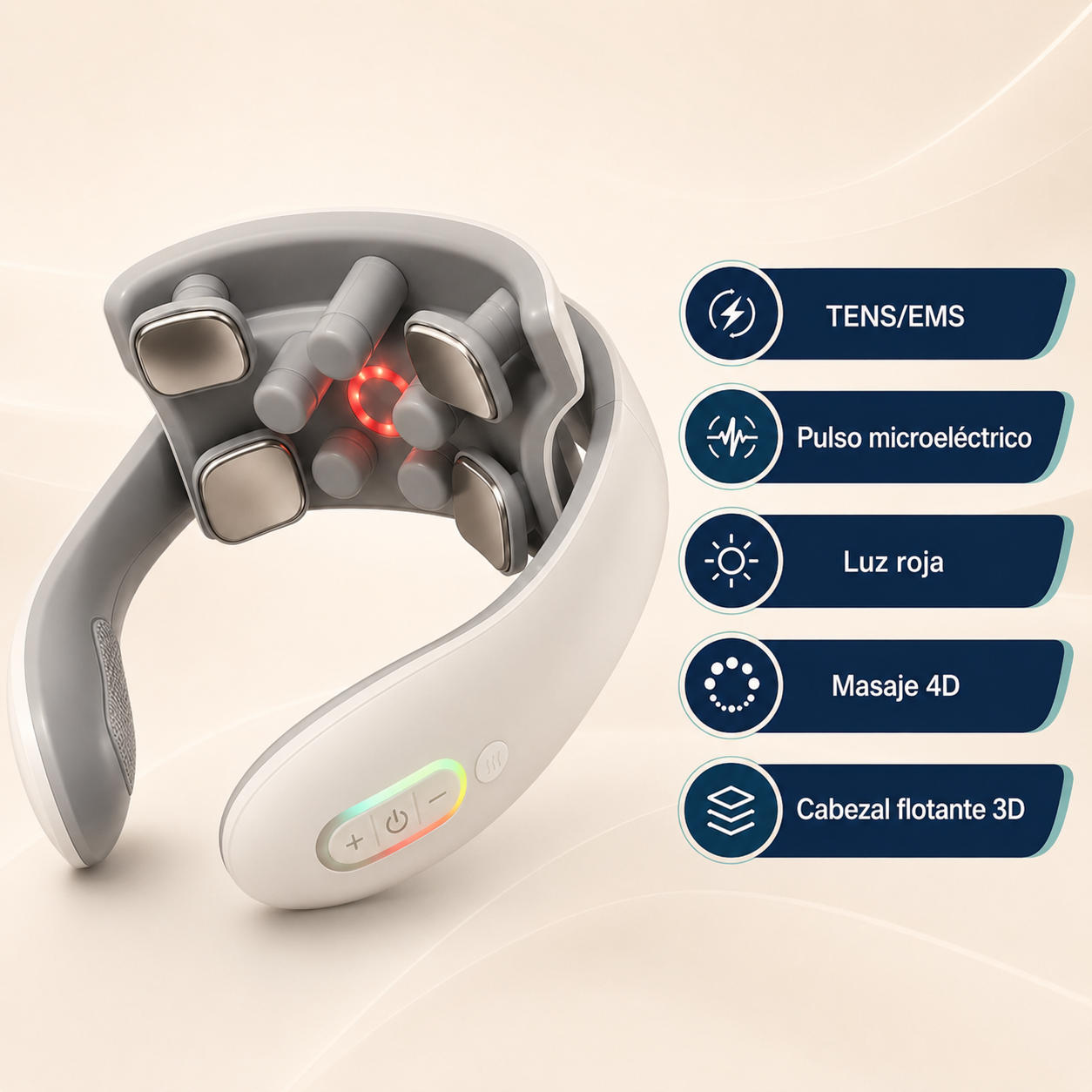 Masajeador Cervical Velsen con Calor y Microimpulsos
