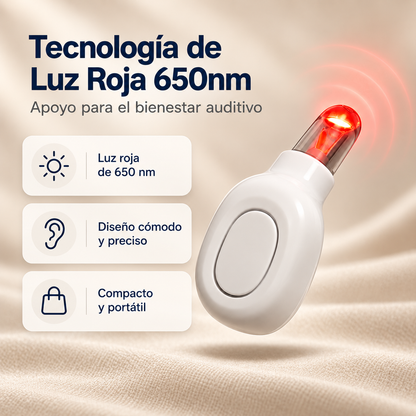 Dispositivo Velsen de Terapia de Luz Roja para el Bienestar Auditivo