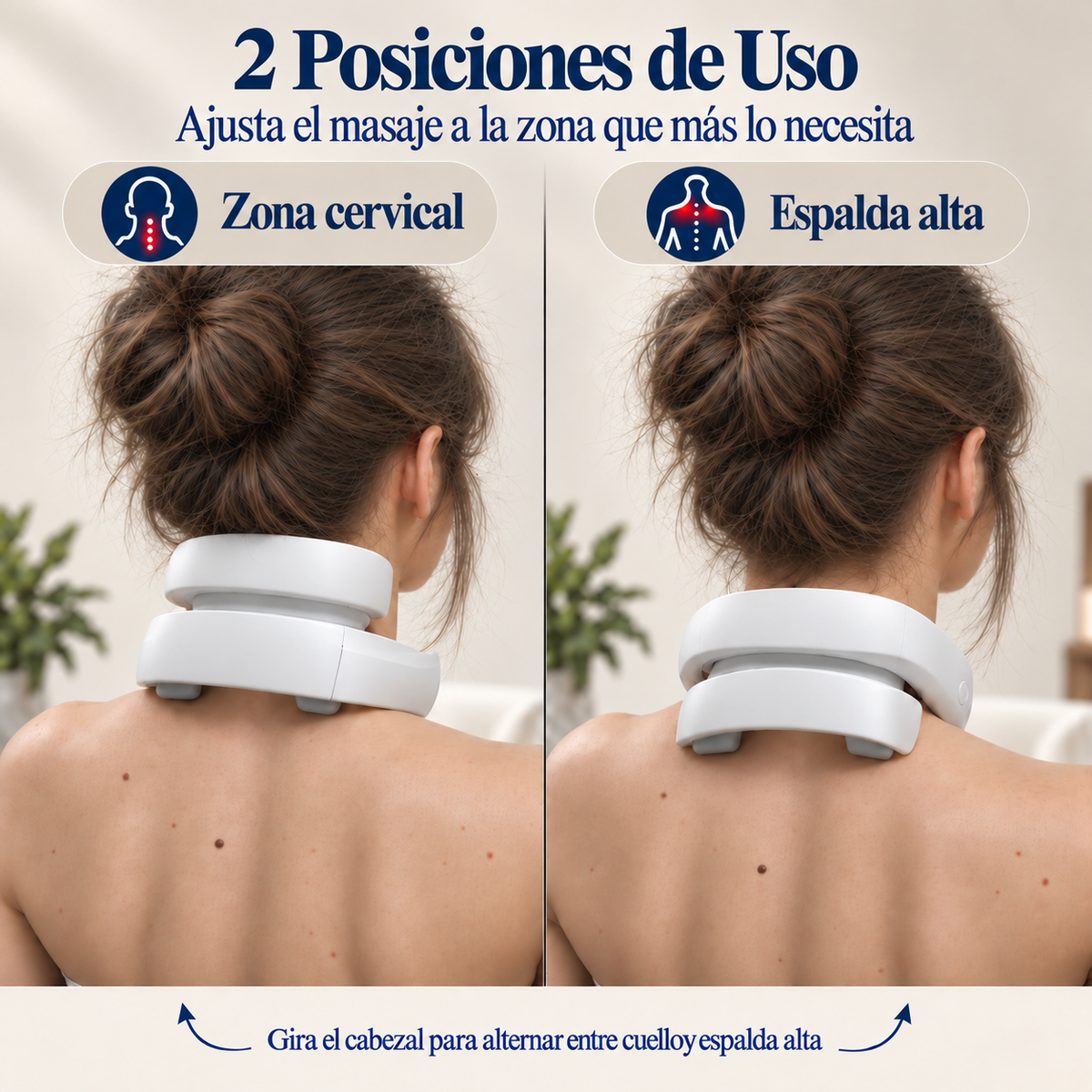 Masajeador Cervical Velsen con Calor y Microimpulsos