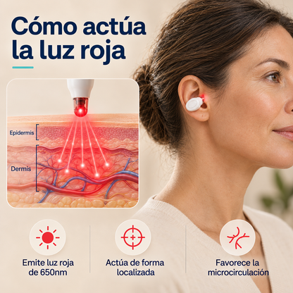 Dispositivo Velsen de Terapia de Luz Roja para el Bienestar Auditivo