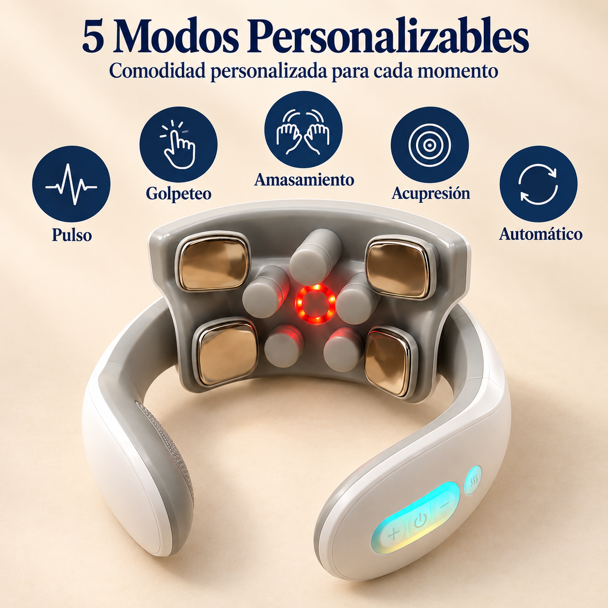 Masajeador Cervical Velsen con Calor y Microimpulsos