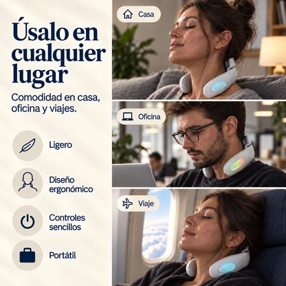 Masajeador Cervical Velsen con Calor y Microimpulsos